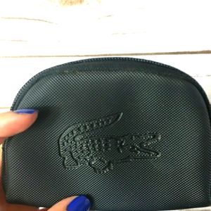 Lacoste Coin Purse Black Zipper